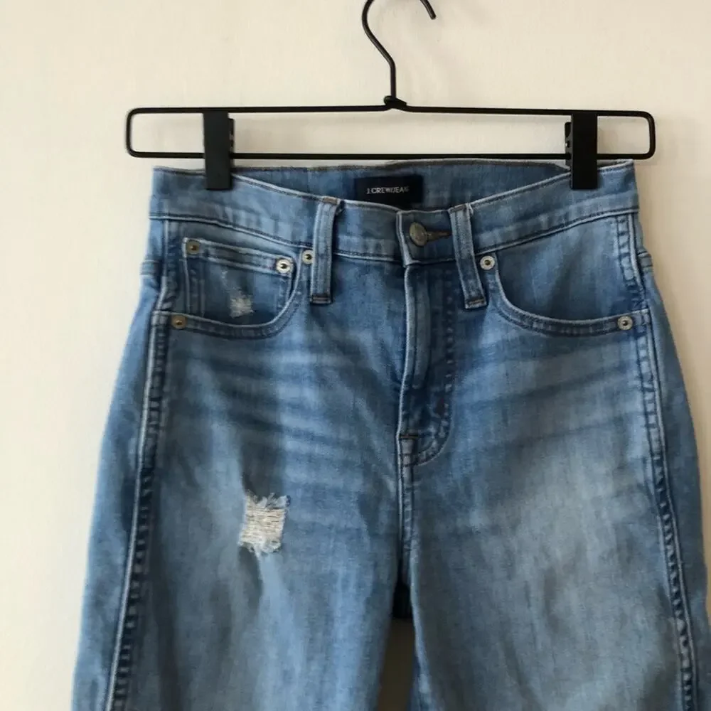 J. Crew Vintage Straight Jeans with Released Hem